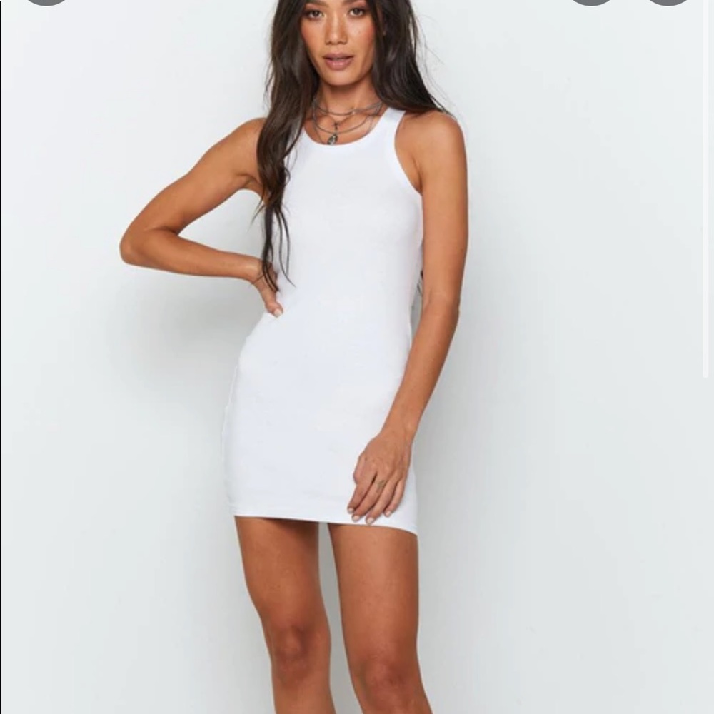 Beginning Boutique Eliza ribbed mini dress